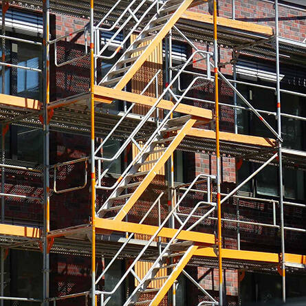 De aluminio, Escalera de Acceso a los Andamios para Construcción Residencial